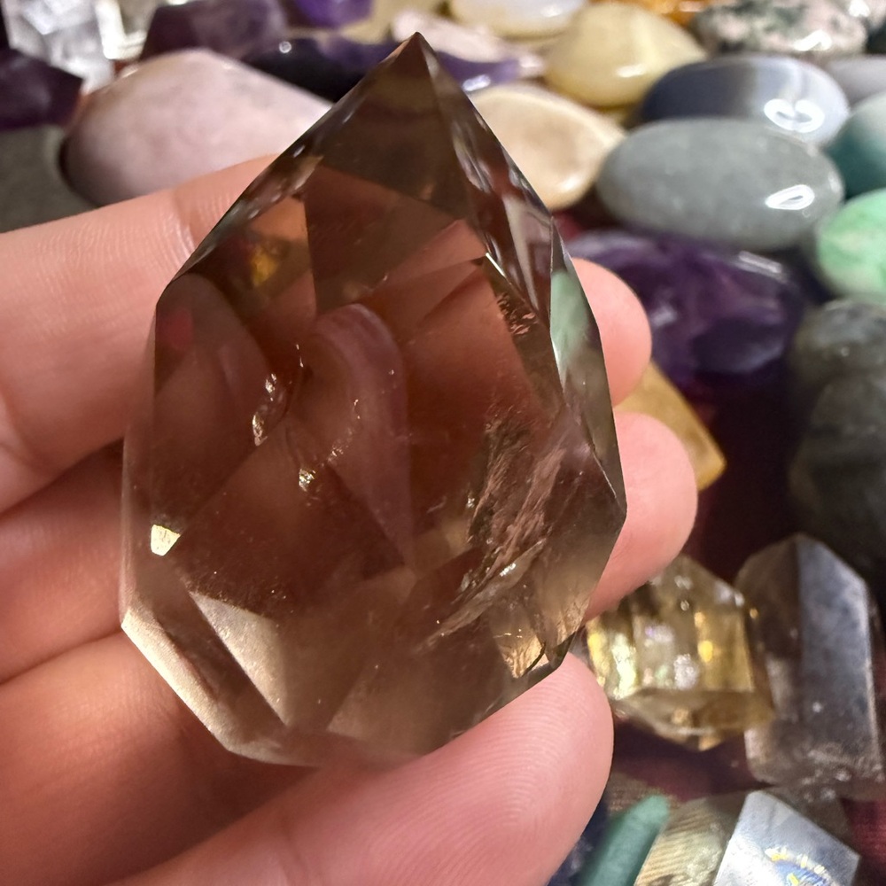 Faceted Smokey Citrine # 1 - Picture 3 of 6